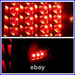 LED Tail Lights Full Clear Lens For Toyota Tundra Pickup Left+Right 2007-2013