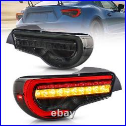 LED Tail Lights Lamps Smoked For Toyota 86 GT86 Subaru BRZ Scion FR-S 2012-2020