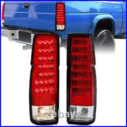 LED Tail Lights Lamps WithBulbs For Nissan D21 Hardbody Pickup 1986-1997