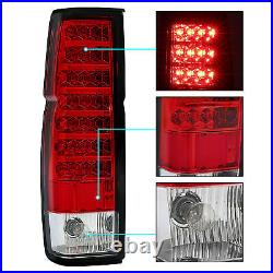 LED Tail Lights Lamps WithBulbs For Nissan D21 Hardbody Pickup 1986-1997