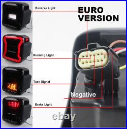 LED Tail Lights Rear Brake/Reverse/Turn Signal Lamps For Jeep Wrangler 07-17 JK