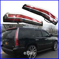 LED Tail Lights Rear For 2007-2014 Chevy Chevrolet Suburban Tahoe GMC Yukon