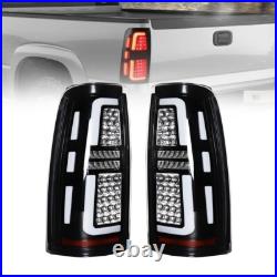 LED Tail Lights Rear Lamp For 99-02 Chevy Silverado 1500 2500/99-03 GMC Sierra