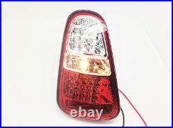 LED Tail Lights Rear Lamps W reverse For 04-06 Mini Cooper R50 R52 R53 Clear/Red