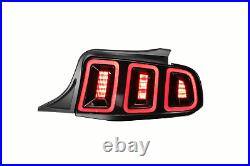 LED Tail Lights Rear Lamps for Ford Mustang 2010-2012 2013 2014 Clear Lens Pairs