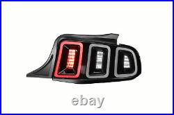 LED Tail Lights Rear Lamps for Ford Mustang 2010-2012 2013 2014 Clear Lens Pairs