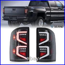 LED Tail Lights Rear Lamps with Startup Animation For 2014-2018 GMC Sierra 1500