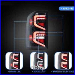 LED Tail Lights Rear Lamps with Startup Animation For 2014-2018 GMC Sierra 1500