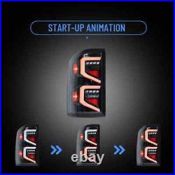 LED Tail Lights Rear Lamps with Startup Animation For 2014-2018 GMC Sierra 1500