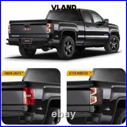 LED Tail Lights Rear Lamps with Startup Animation For 2014-2018 GMC Sierra 1500