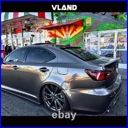 LED Tail Lights Red Clear Rear Lamps Assembly For Lexus IS 350 IS 250 2006-2012