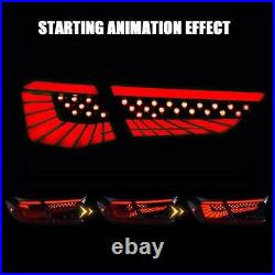 LED Tail Lights Red Lens for Honda Accord Sedan 2018-2022 10th Gen Rear Lights