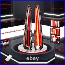 LED Tail Lights Red Rear Lamp For Cadillac Escalade ESV 2007-2014 Plug & Play