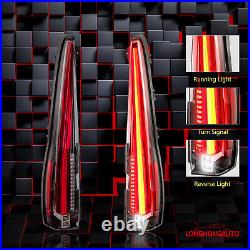 LED Tail Lights Red Rear Lamp For Cadillac Escalade ESV 2007-2014 Plug & Play