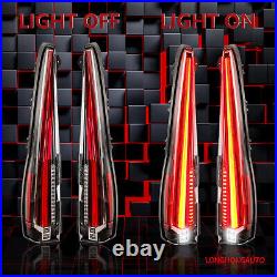 LED Tail Lights Red Rear Lamp For Cadillac Escalade ESV 2007-2014 Plug & Play