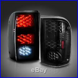 LED Tail Lights Replacement for 1993-1999 Ford Ranger Black Smoke Rear Lamp PAIR