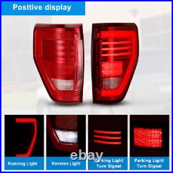 LED Tail Lights Sequential 2009-2014 for Ford F150 F-150 Turn Signal Brake Lamps
