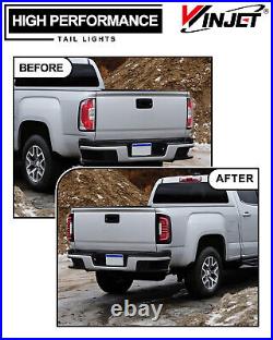 LED Tail Lights Sequential Turn Signal For 2015-2022 GMC Canyon Rear Brake Lamps