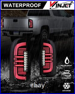 LED Tail Lights Sequential Turn Signal For 2015-2022 GMC Canyon Rear Brake Lamps