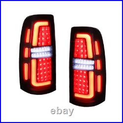 LED Tail Lights Smoke For 99-02 Chevy Silverado 1500 2500 3500 99-03 GMC Sierra