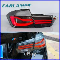 LED Tail Lights Smoked For 2012-2015 BMW 3 Series F30 Left+Right Rear Lights