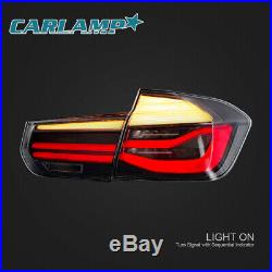 LED Tail Lights Smoked For 2012-2015 BMW 3 Series F30 Left+Right Rear Lights