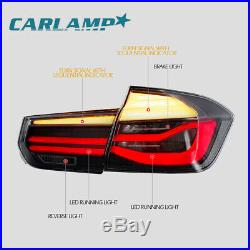 LED Tail Lights Smoked For 2012-2015 BMW 3 Series F30 Left+Right Rear Lights