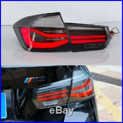 LED Tail Lights Smoked For BMW 3 Series F30 2012-2015 Sequential Indicator