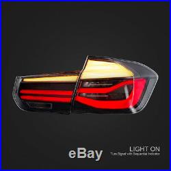 LED Tail Lights Smoked For BMW 3 Series F30 2012-2015 Sequential Indicator