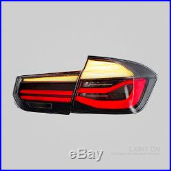 LED Tail Lights Smoked For BMW 3 Series F30 2012-2015 Sequential Indicator