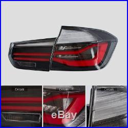 LED Tail Lights Smoked For BMW 3 Series F30 2012-2015 Sequential Indicator