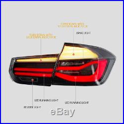 LED Tail Lights Smoked For BMW 3 Series F30 2012-2015 Sequential Indicator
