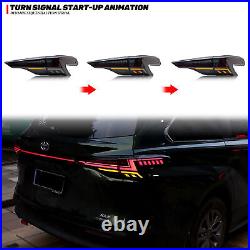 LED Tail Lights & Trunk lamps for Toyota Sienna 2021-2023 Sequential Rear Lamps