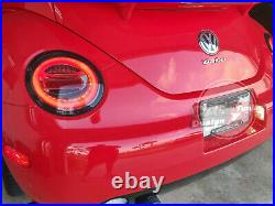 LED Tail Lights WithSequential Indicators For 98-05 Volkswagen NEW BEETLE Smoked