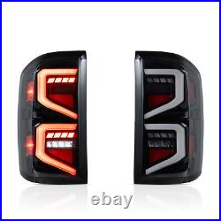 LED Tail Lights With StartUp Animation For 2014-18 Chevy Silverado1500 2500HD