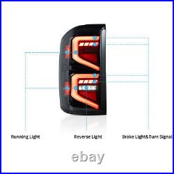 LED Tail Lights With StartUp Animation For 2014-18 Chevy Silverado1500 2500HD