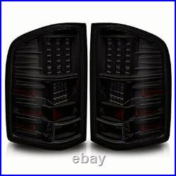 LED Tail Lights fit 2007-2014 Chevy Silverado 1500 2500 Black Smoke Brake Lamp