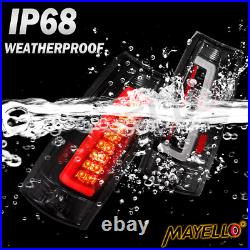 LED Tail Lights for 1988-1998 Chevy GMC C/K 1500 2500 3500 Smoke Brake Lamps DOT LED Tail Lights for 1988-1998 Chevy GMC C/K 1500 2500 3500 Smoke Brake Lamps DOT