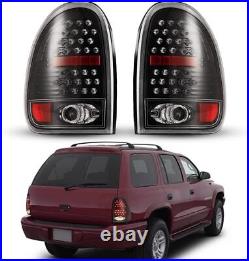 LED Tail Lights for 1998-2003 Dodge Durango 1996-2000 Caravan Clear Lens Pair