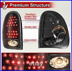 LED Tail Lights for 1998-2003 Dodge Durango 1996-2000 Caravan Clear Lens Pair