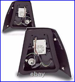 LED Tail Lights for 1999-2004 Volkswagen Jetta Rear Brake Lamps Smoke Lens Pair