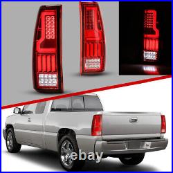 LED Tail Lights for 1999-2006 Chevy Silverado/99-02 Sierra 1500 2500 3500 PAIR