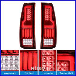 LED Tail Lights for 1999-2006 Chevy Silverado/99-02 Sierra 1500 2500 3500 PAIR