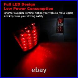 LED Tail Lights for 2007-2014 Chevrolet Suburban 1500 2500 Tahoe Clear Lens Lamp