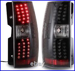 LED Tail Lights for 2007-2014 Chevrolet Suburban 1500 2500 Tahoe Clear Lens Lamp