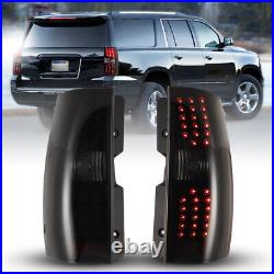 LED Tail Lights for 2007-2014 Chevrolet Suburban 1500 2500 Tahoe/GMC Yukon Smoke