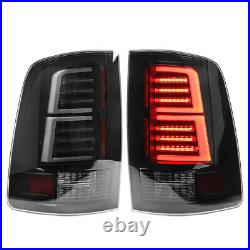 LED Tail Lights for 2009-2018 Dodge Ram 1500 2500 3500 Smoke Sequential Signals