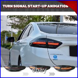 LED Tail Lights for 2013-2020 Ford Fusion Start-up Animation Rear Lamps Assembly