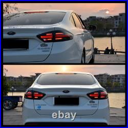 LED Tail Lights for 2013-2020 Ford Fusion Start-up Animation Rear Lamps Assembly