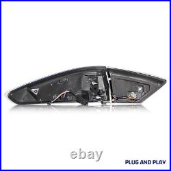 LED Tail Lights for 2013-2020 Ford Fusion Start-up Animation Rear Lamps Assembly